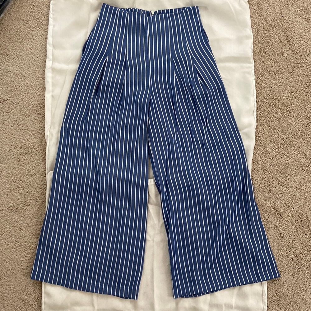 Wide-Leg  crop pants